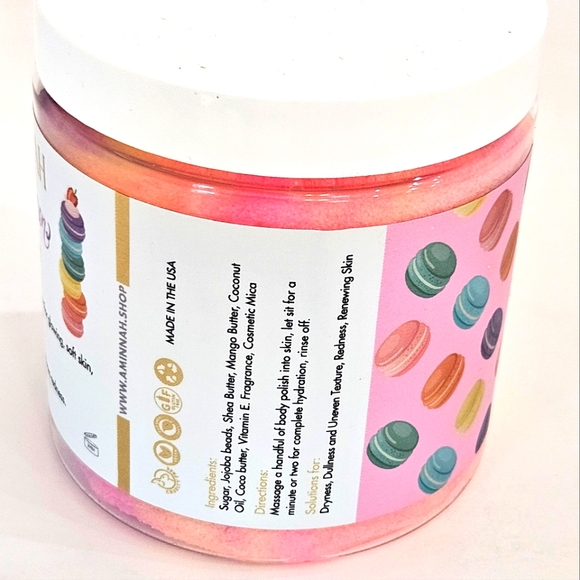 Aminnah's Macaron Sugar Scrub - Picture 2 of 4